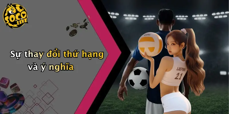 BXH Bóng Đá 1 Sự thay đổi thứ hạng và ý nghĩa