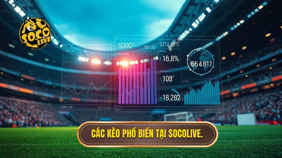 Các kèo phổ biến tại Socolive.