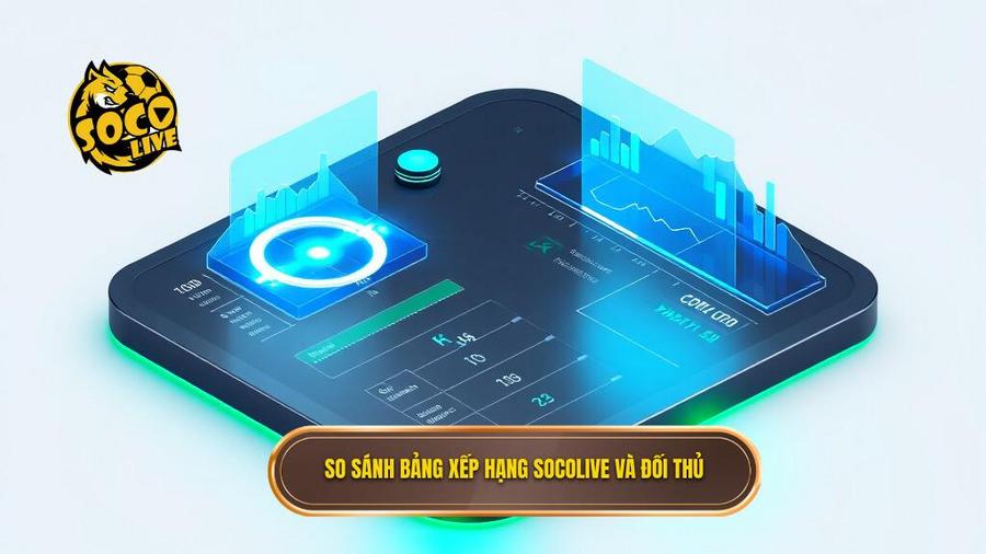 So sánh bảng xếp hạng Socolive và đối thủ