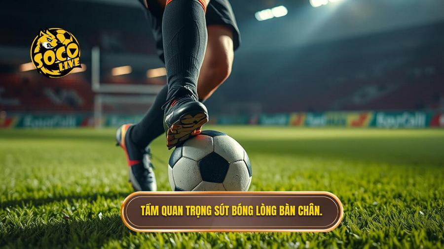 Tại sao kỹ thuật sút bóng bằng lòng bàn chân phải lại quan trọng?