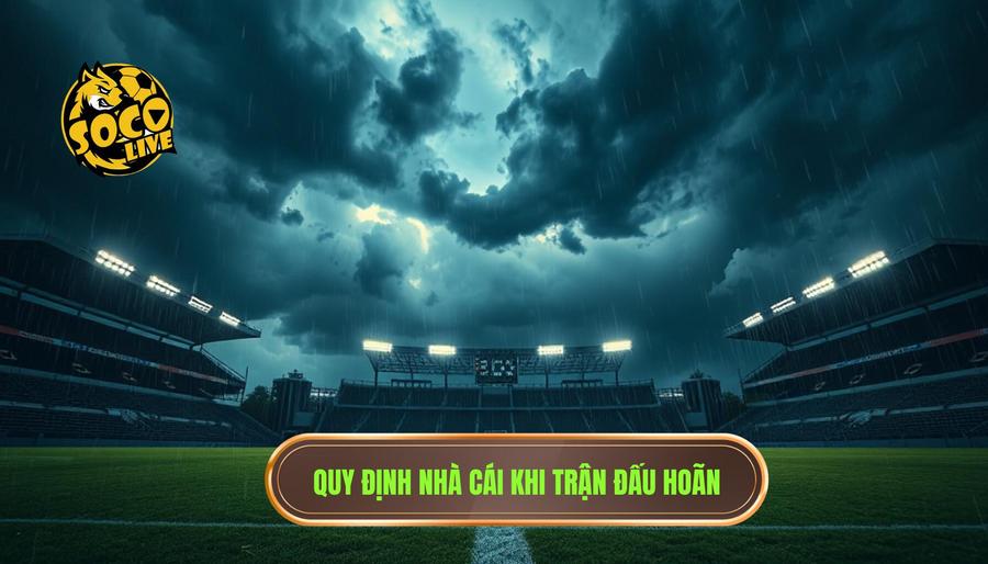 Cách tính tiền khi kèo bóng đá bị hoãn: Cẩm nang chi tiết cho người chơi 2 Quy định nhà cái khi trận đấu hoãn