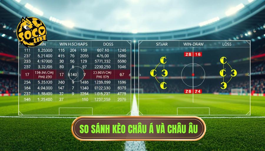 So sánh kèo bóng đá châu Á và châu Âu: Phân tích chi tiết cho người mới 2 So sánh kèo châu Á và châu Âu